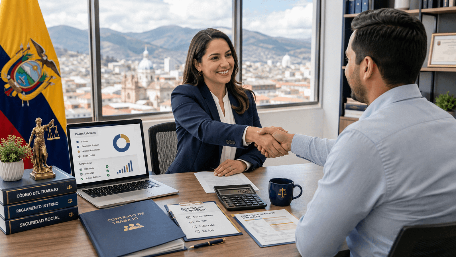 Contratar personal en Ecuador en 2026: salario, aportes y presupuesto laboral