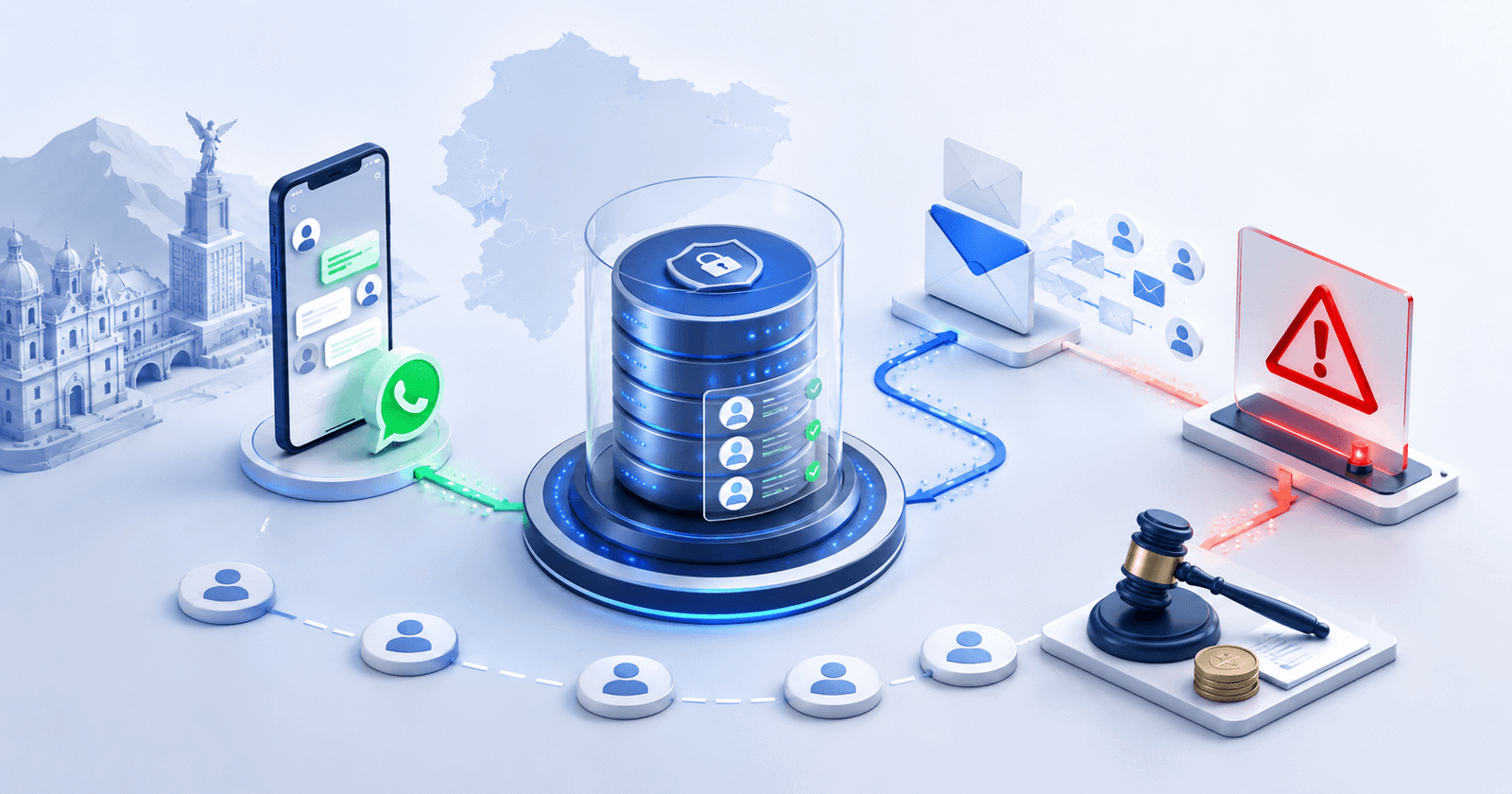 Correo electrónico y WhatsApp en Ecuador: cuándo puede enviar publicidad a sus contactos