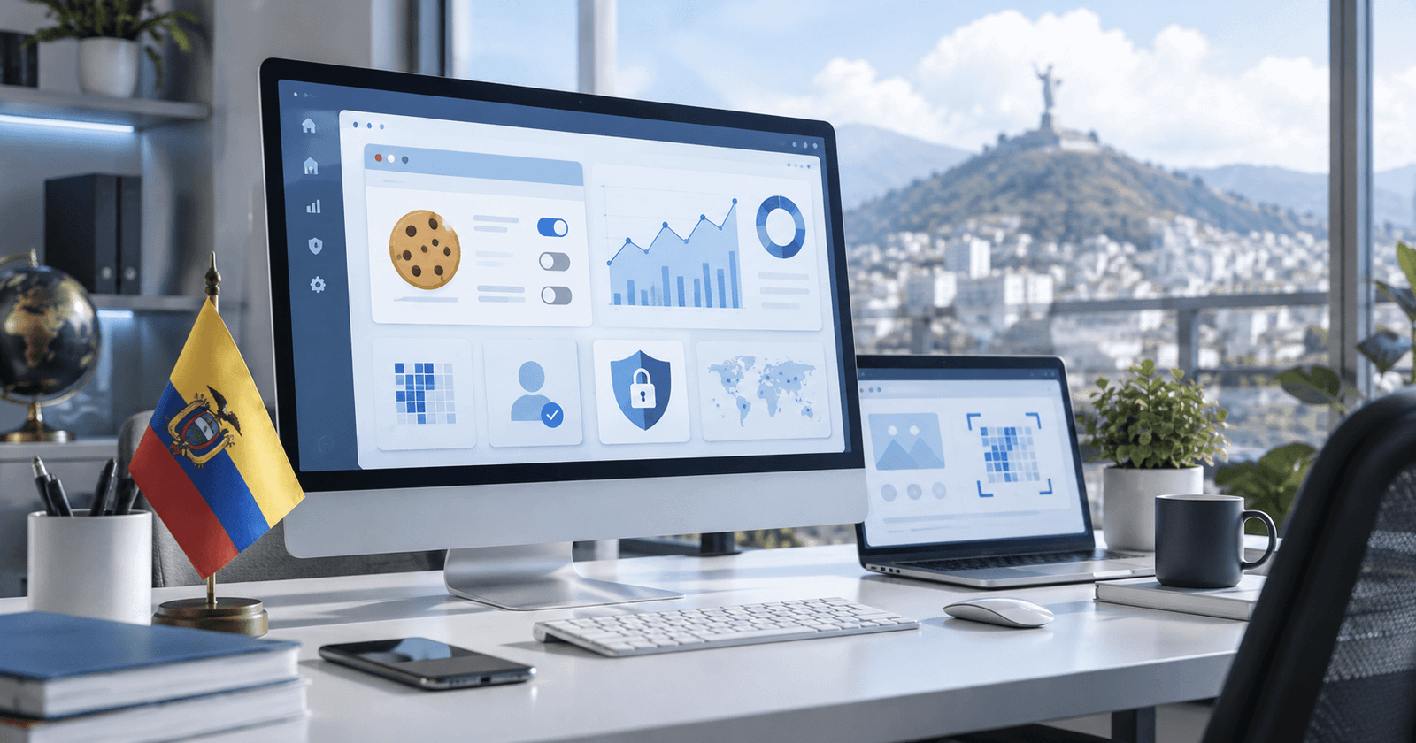 Cookies, píxeles y analítica web en Ecuador: cómo cumplir la LOPDP en tu página